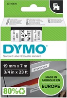 Labeltape Dymo LabelManager D1 19mmx7m wit 1 Stuk