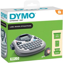 Labelprinter Dymo LetraTag 100T qwerty 12mm zilver 1 Stuk