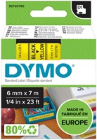 Labeltape Dymo LabelManager D1 polyester 6mm geel 1 Stuk