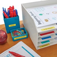 Labeltape Dymo LabelManager D1 polyester 6mm geel 1 Stuk-4