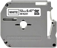 Labeltape Brother Ptouch MK231 12mm wit 1 Stuk-2