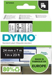 Labeltape Dymo LabelManager D1 polyester 24mm trns 1 Stuk