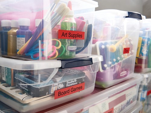 Labeltape Dymo LabelManager D1 polyester 24mm rood 1 Stuk-4