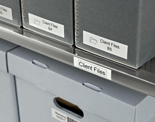 Labeltape Dymo LabelManager D1 19mmx5.5m wit 1 Stuk-5