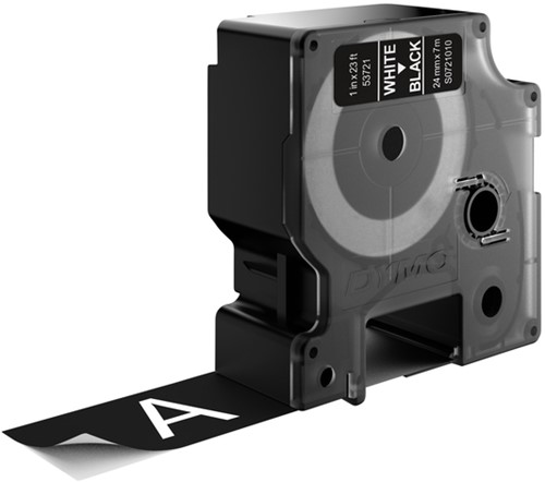 Labeltape Dymo LabelManager D1 polyester 24mm zw 1 Stuk-3