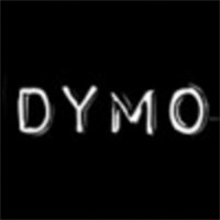 Reliëftape Dymo embossing plastic 9mm wit op zwart-2