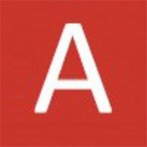 Relieftape Dymo embossing vinyl 9mm rood 1 Stuk-2