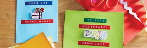 Relieftape Dymo embossing vinyl 9mm rood 1 Stuk-3