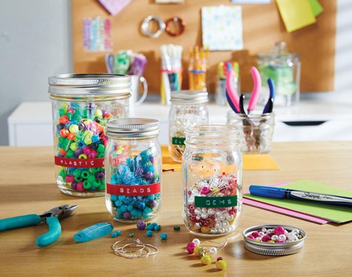 Relieftape Dymo embossing vinyl 9mm rood 1 Stuk-4