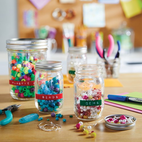 Relieftape Dymo embossing vinyl 9mm 3 stuks 3 Stuk-4