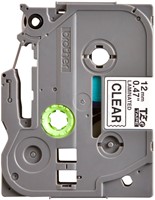 Labeltape Brother Ptouch TZe131 12mm transparant 1 Stuk-2