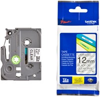 Labeltape Brother Ptouch TZe131 12mm transparant 1 Stuk-3