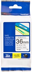 Labeltape Brother Ptouch TZe261 36mm wit 1 Stuk
