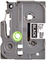 Labeltape Brother Ptouch TZe325 9mm zwart 1 Stuk-2