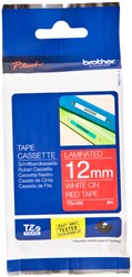 Labeltape Brother Ptouch TZe435 12mm rood 1 Stuk