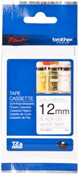 Labeltape Brother Ptouch TZeN231 12mm wit 1 Stuk