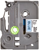 Labeltape Brother Ptouch TZe521 9mm blauw 1 Stuk-2