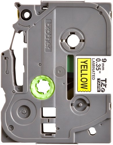 Labeltape Brother Ptouch TZe621 9mm geel 1 Stuk-2