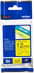 Labeltape Brother Ptouch TZe631 12mm geel 1 Stuk