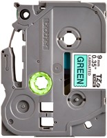 Labeltape Brother Ptouch TZe721 9mm groen 1 Stuk-2