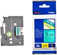Labeltape Brother Ptouch TZe721 9mm groen 1 Stuk-3