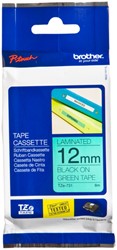 Labeltape Brother Ptouch TZe731 12mm groen 1 Stuk