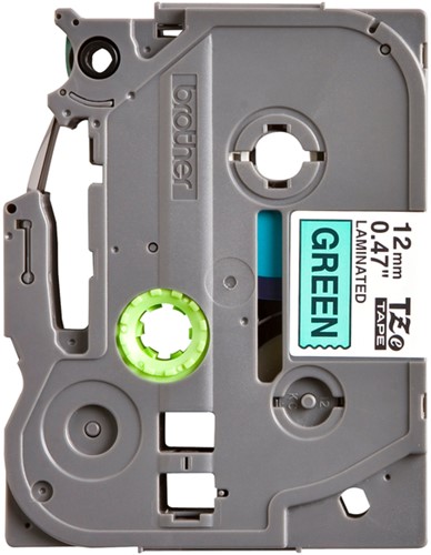 Labeltape Brother Ptouch TZe731 12mm groen 1 Stuk-2