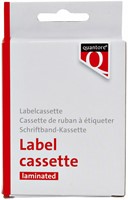 Labeltape Quantore TZe-251 24mmx8m zwart op wit-3