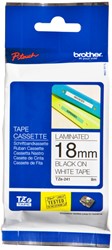 Labeltape Brother Ptouch TZe241 18mm wit 1 Stuk
