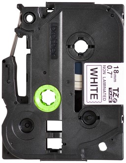 Labeltape Brother Ptouch TZeN241 18mm wit 1 Stuk-2
