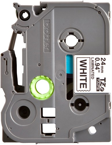 Labeltape Brother Ptouch TZe251 24mm wit 1 Stuk-2