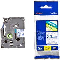 Labeltape Brother Ptouch TZe253 24mm wit 1 Stuk-3