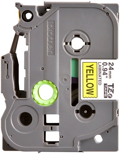 Labeltape Brother Ptouch TZe651 24mm geel 1 Stuk-2