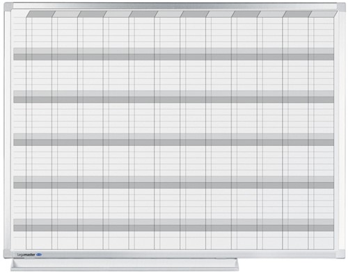 Planbord LM 90x120cm jaarplanner horizontaal 1 Stuk