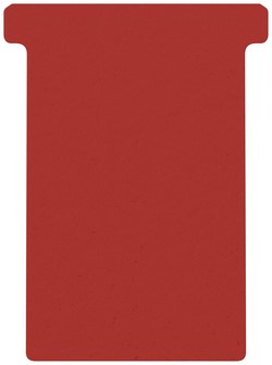 T-kaart Djois formaat 3 77mm rood 100st 100 Stuk