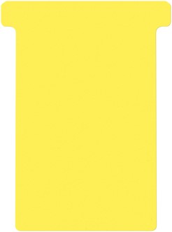 T-kaart Djois formaat 3 77mm geel 100st 100 Stuk