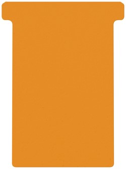 T-kaart Djois formaat 3 77mm oranje 100st 100 Stuk