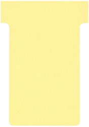 T-kaart Nobo nr.2 48mm geel 100 stuks 100 Stuk