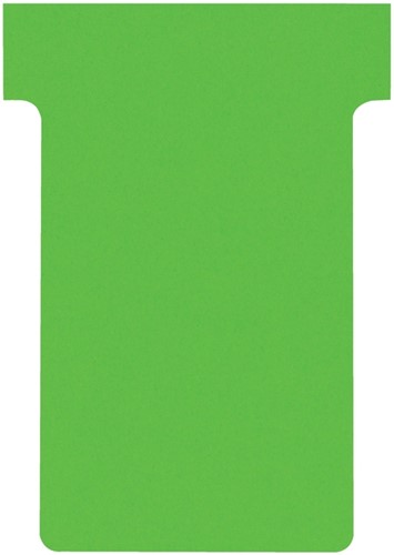 T-kaart Nobo nr.2 48mm groen 100 stuks 100 Stuk