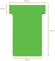 T-kaart Nobo nr.2 48mm groen 100 stuks 100 Stuk-3