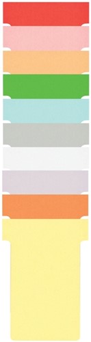 T-kaart Nobo nr.2 48mm oranje 100 stuks-1