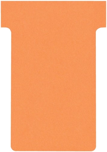 T-kaart Nobo nr.2 48mm oranje 100 stuks 100 Stuk