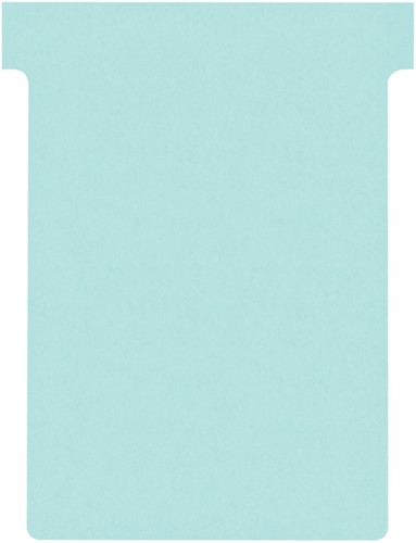 T-kaart Nobo nr.3 80mm blauw 100 stuks 100 Stuk
