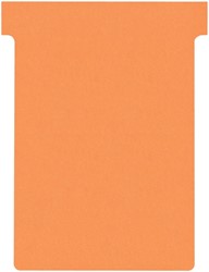 T-kaart Nobo nr.3 80mm oranje 100 stuks 100 Stuk