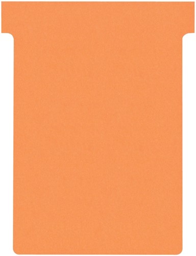 T-kaart Nobo nr.3 80mm oranje 100 stuks 100 Stuk