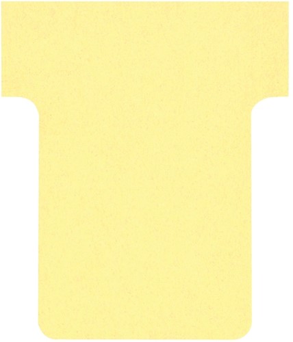 T-kaart Nobo nr. 1.5 36mm geel 100 stuks 100 Stuk