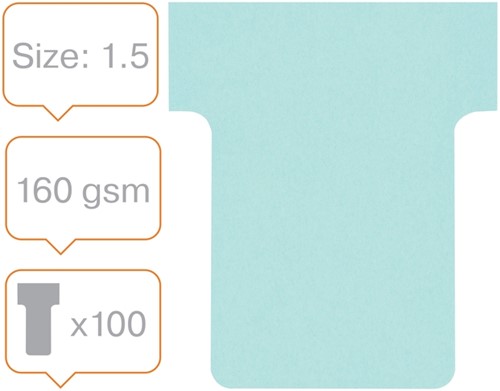 T-kaart Nobo nr 1.5 36mm blauw 100 stuks 100 Stuk-6