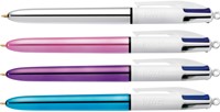 Balpen Bic 4kleuren shine M assorti 20 Display-2