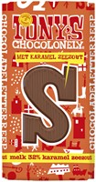 Chocoladeletter TC melk karamel zeezout S 1 Stuk