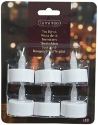 Theelicht LED Lumineo 6 Stuk